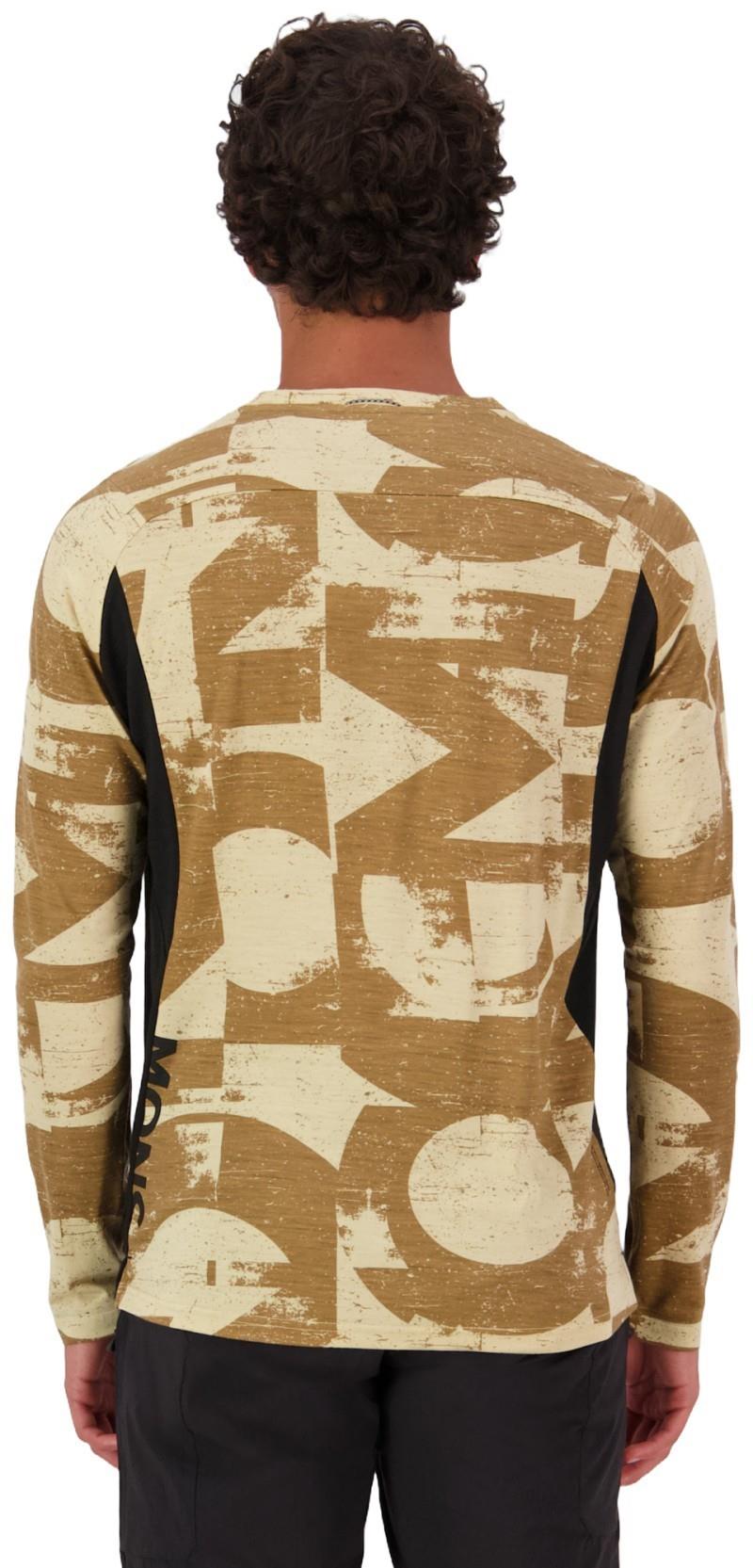 Diversion Merino Bike Jersey LS - Printed - Mens - mr grunge / black 1