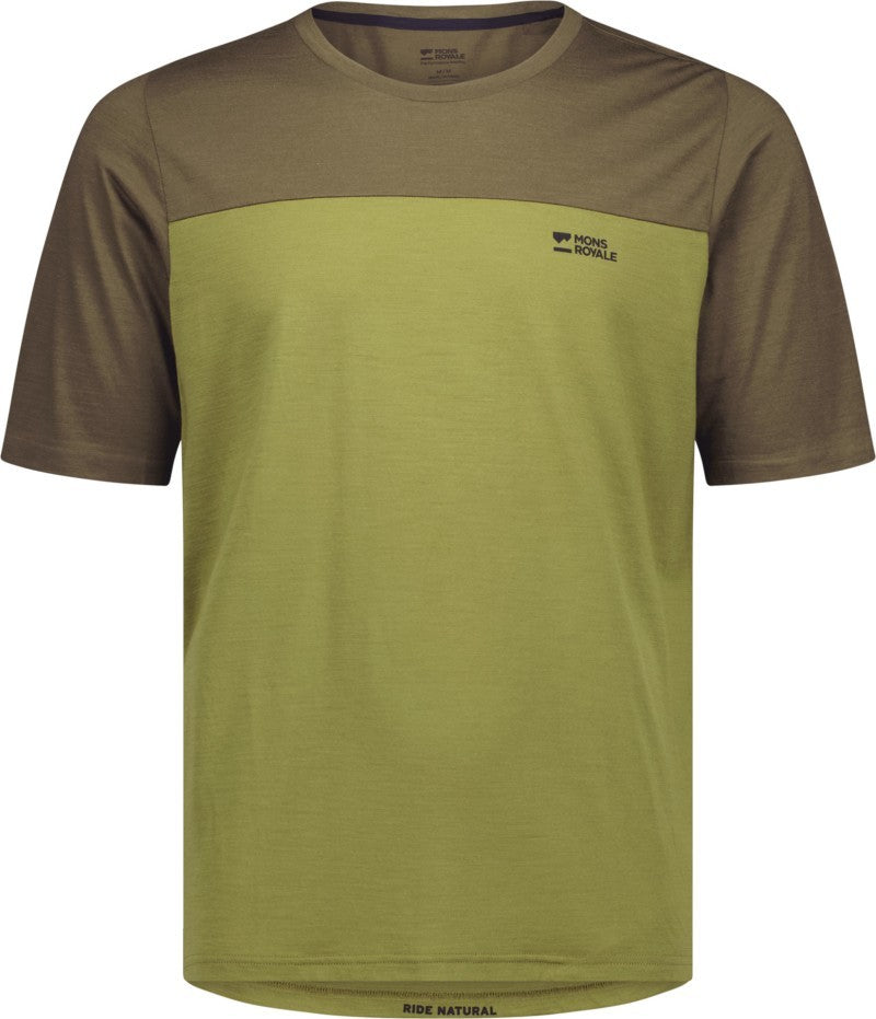 Diversion Merino Bike Jersey SS - Mens - fern / olive 1