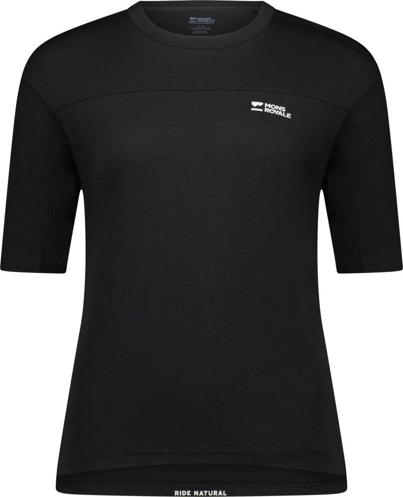 Diversion Merino Bike Jersey SS - Womens - black 1