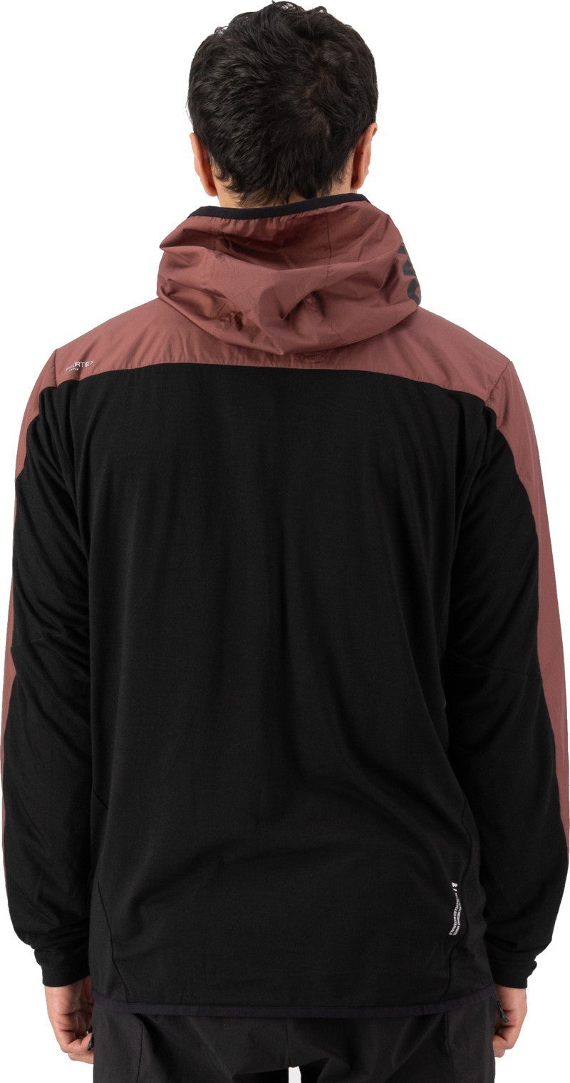 Diversion Merino Wind Jacket - Mens - coffee / black 1