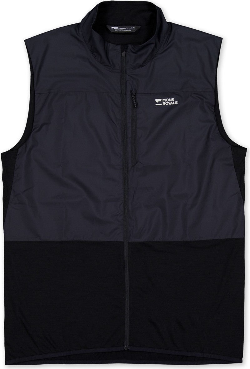 Diversion Merino Wind Vest - Mens - black 1