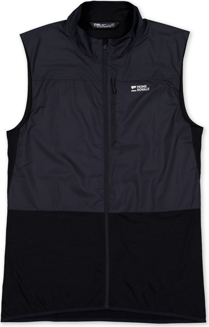 Diversion Merino Wind Vest - Womens - black 1