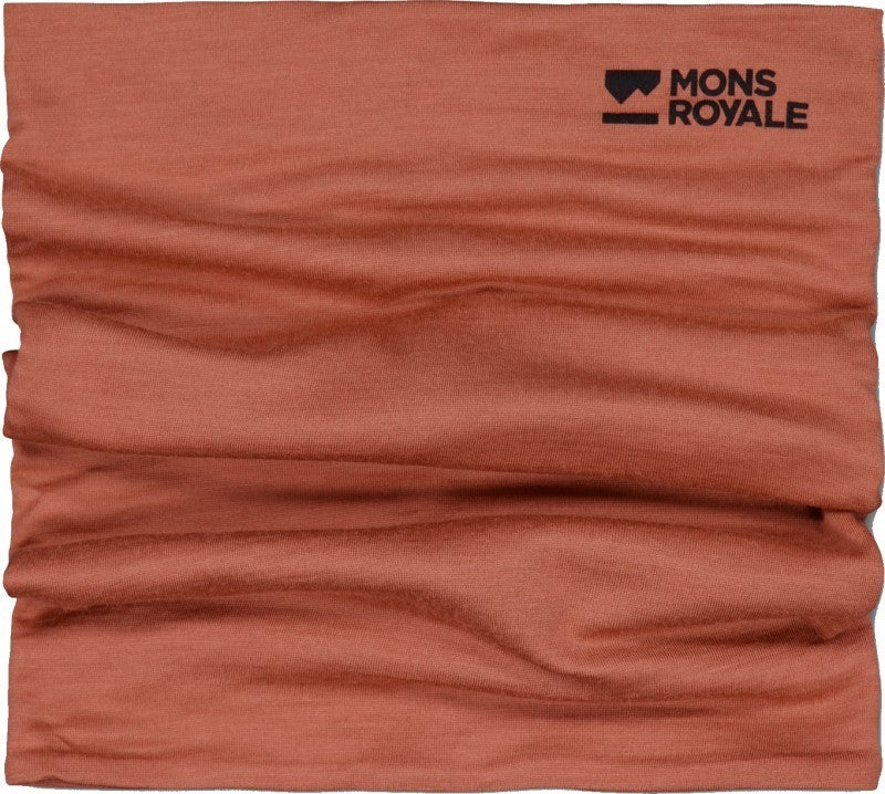 Double Up Merino Neckwarmer - canyon rose 1