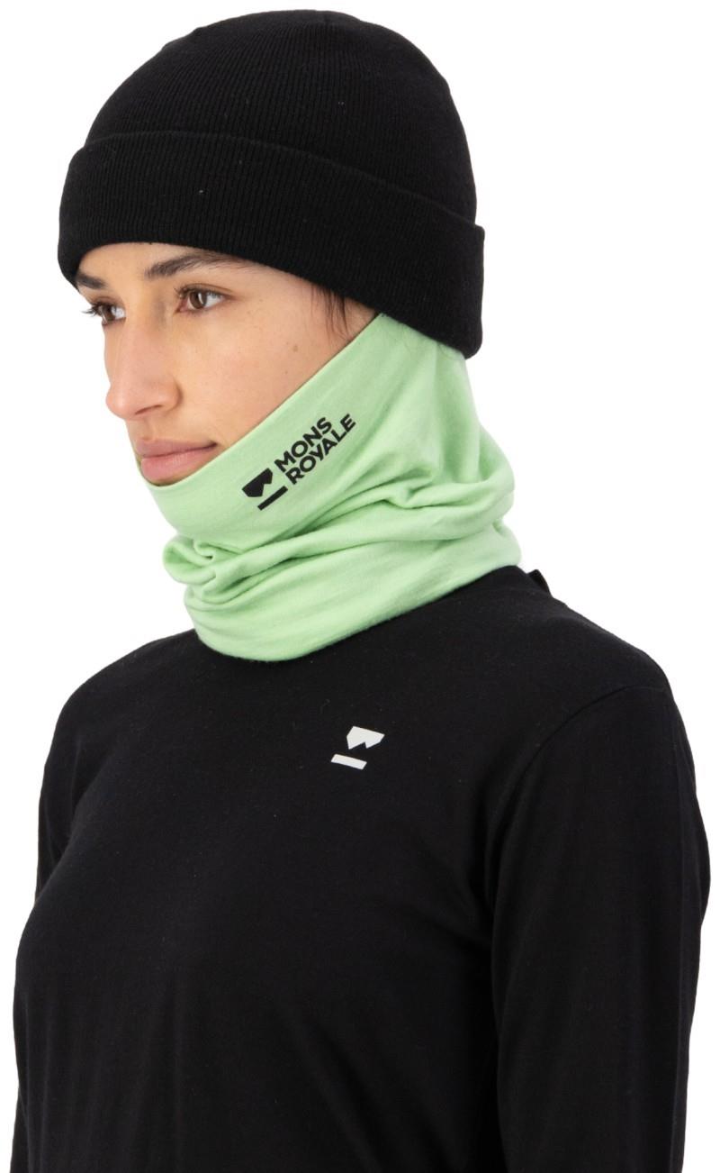 Double Up Merino Neckwarmer - matcha 1