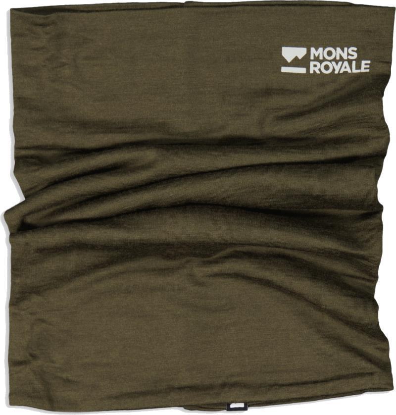 Double Up Neckwarmer - Dark Olive 1