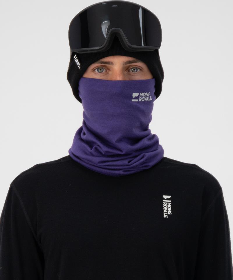 Double Up Neckwarmer - Violet 3