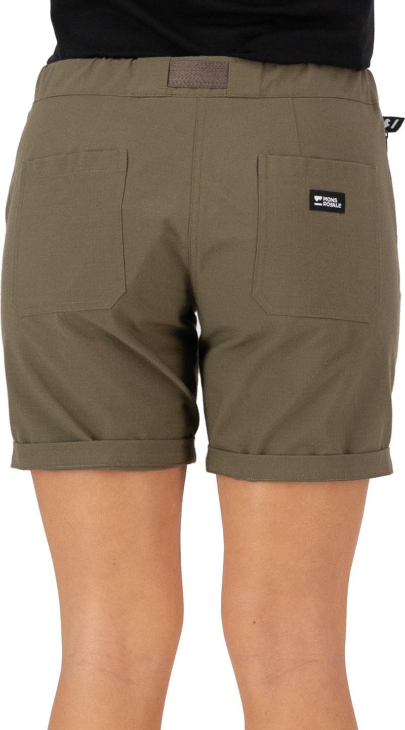 Escapade Shorts - Womens - dark olive 1