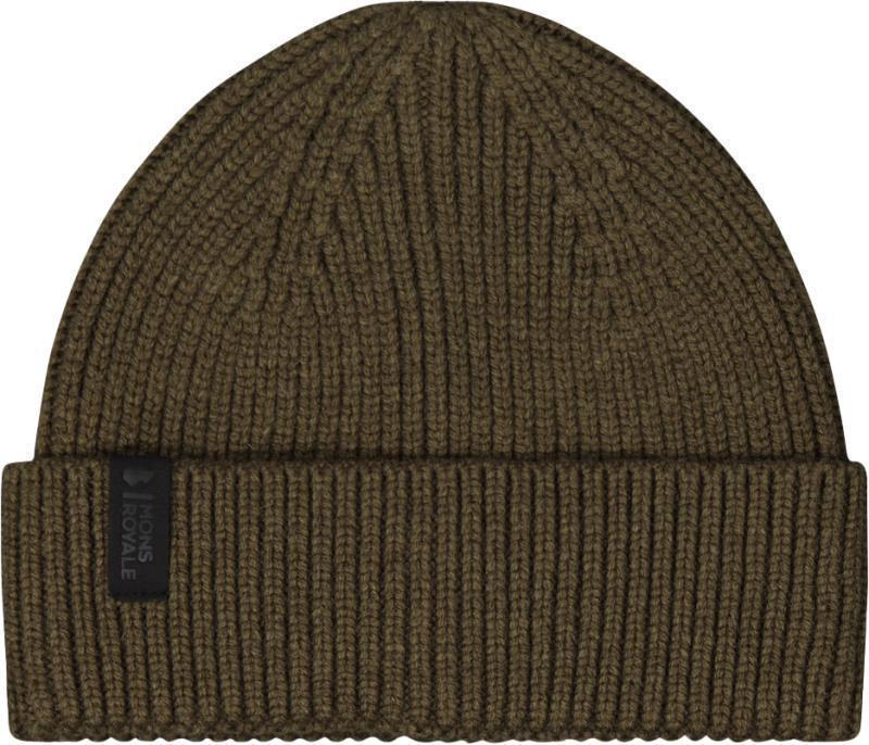 Fjord Merino Beanie - Dark Olive 1