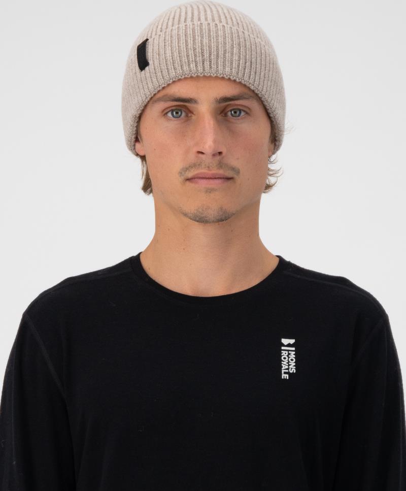 Fjord Merino Beanie - Taupe 2