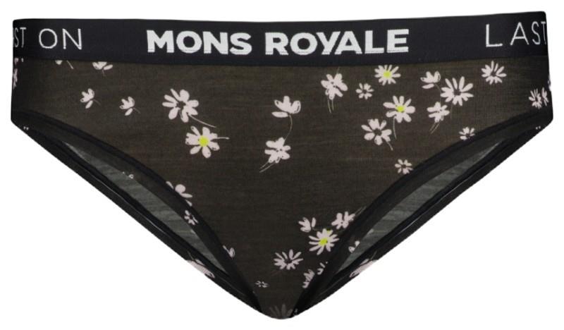 Folo Merino Briefs - Womens - black daisy 1
