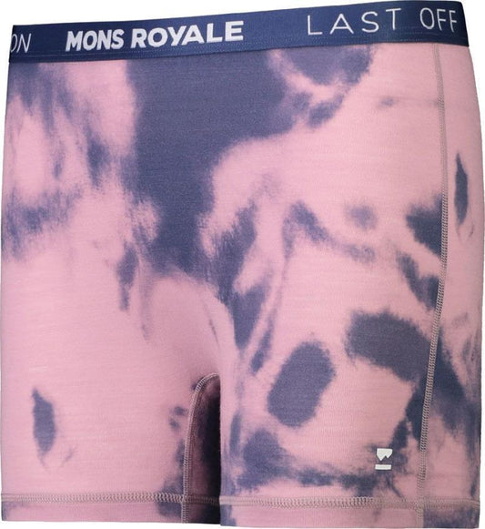 Hannah Hot Pants - AOP - Womens - denim tie dye 1
