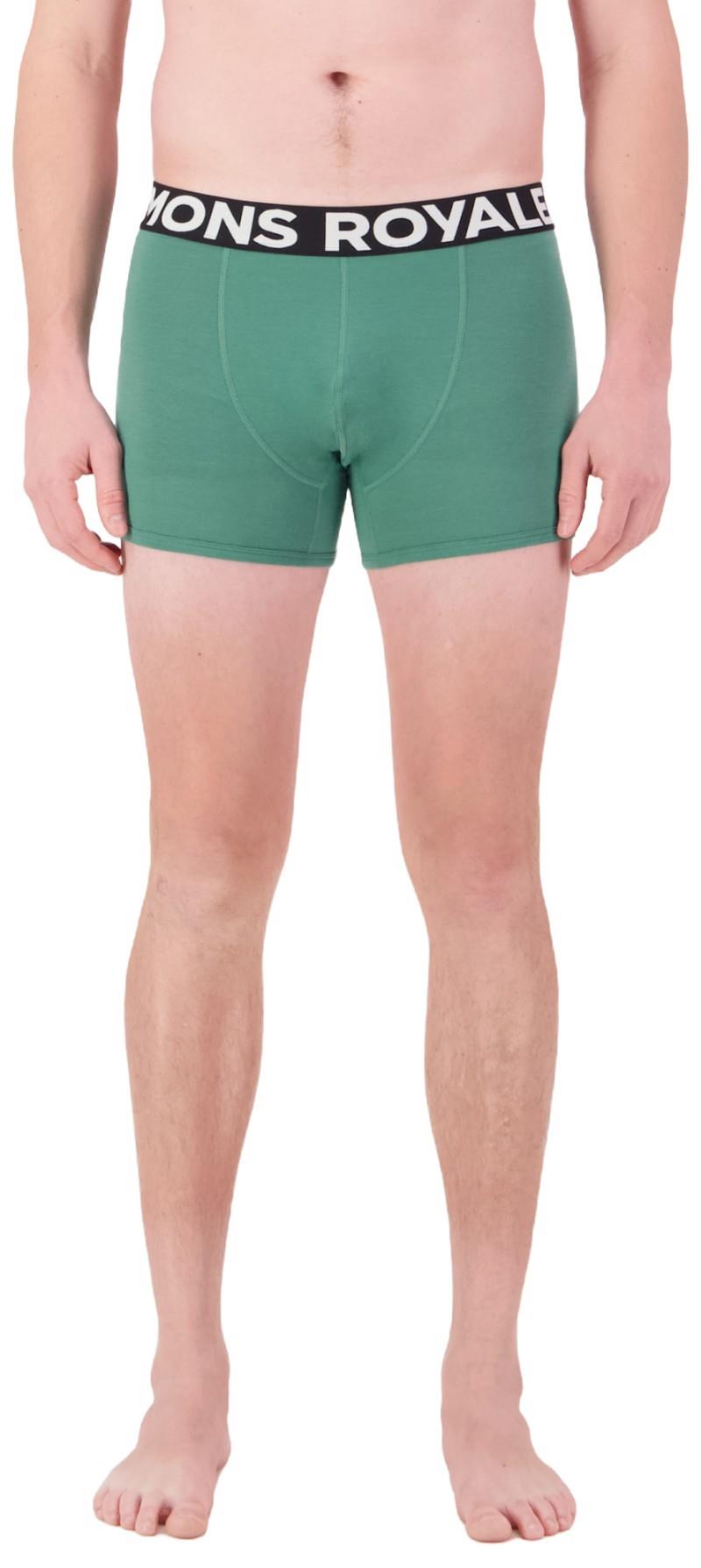 Hold `em Shorty Merino Boxers - Mens - deep jade 1