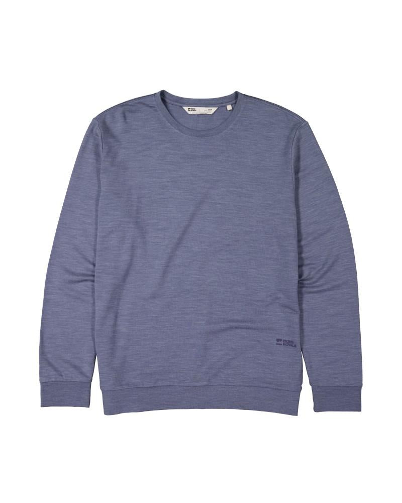 Horizon Merino Crew - Mens - blue granite 1