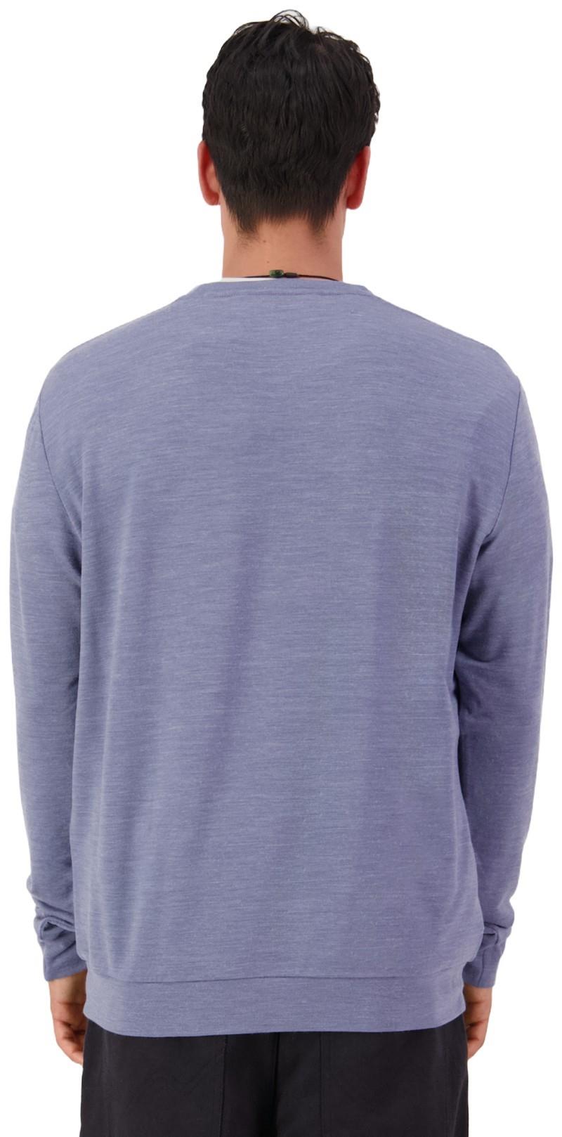 Horizon Merino Crew - Mens - blue granite 1