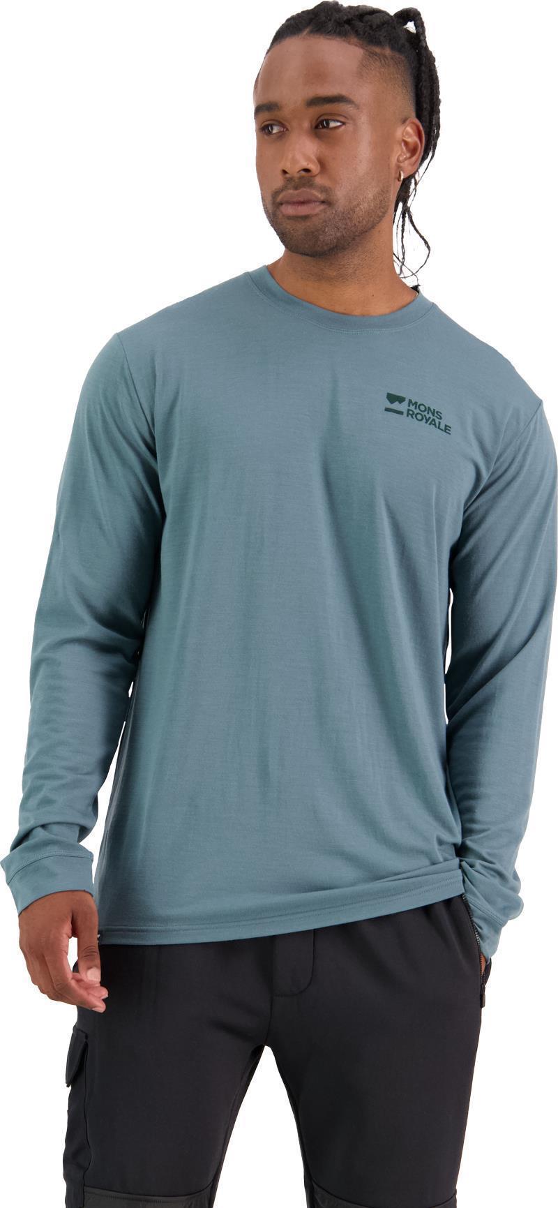 Icon Merino Air-Con LS - Mens - Burnt Sage 2