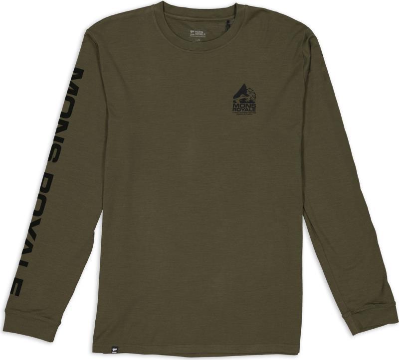 Icon Merino Air-Con LS - Mens - dark olive 1