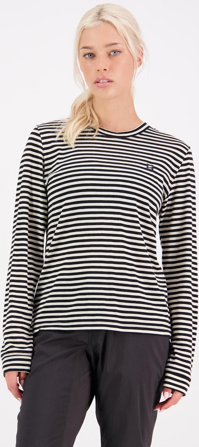 Icon Merino Air-Con Relaxed LS - AOP - Womens - MR Stripe 4
