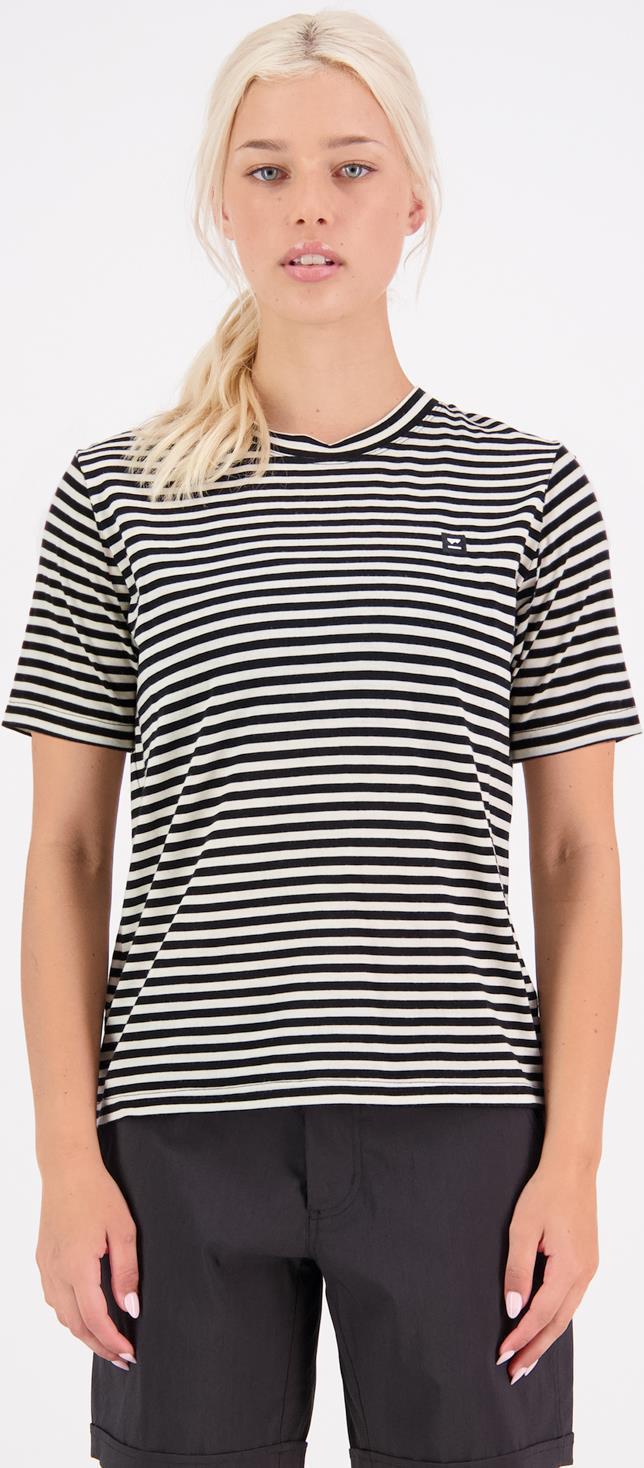 Icon Merino Air-Con Relaxed SS - Stripe - Womens - MR Stripe 2