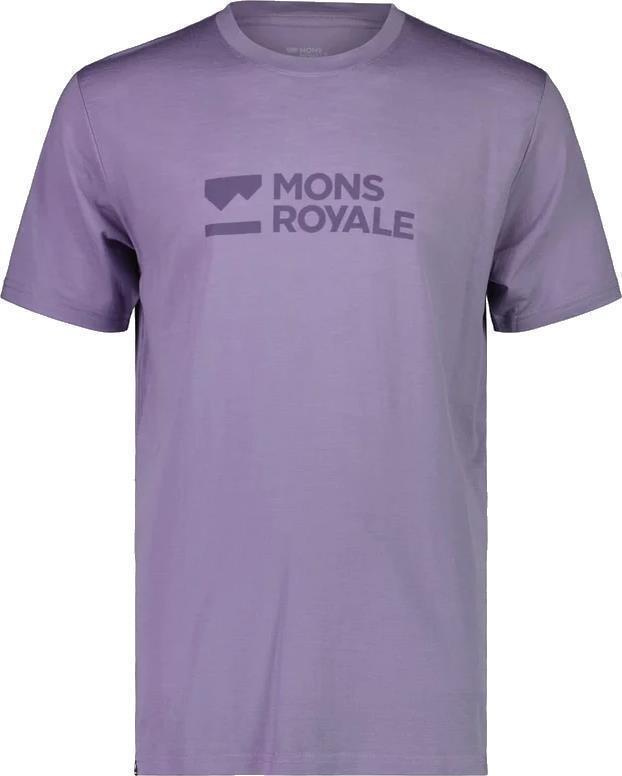 Icon Merino Air-Con SS - Brand Lock Up - Mens - Thistle 1