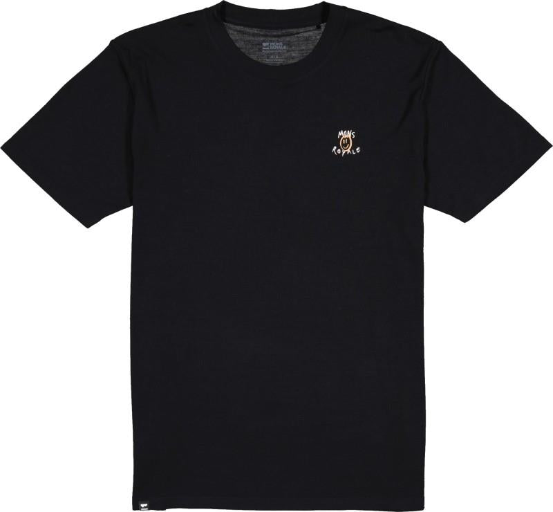 Icon Merino Classic SS T-Shirt - Smile - Mens - black 1
