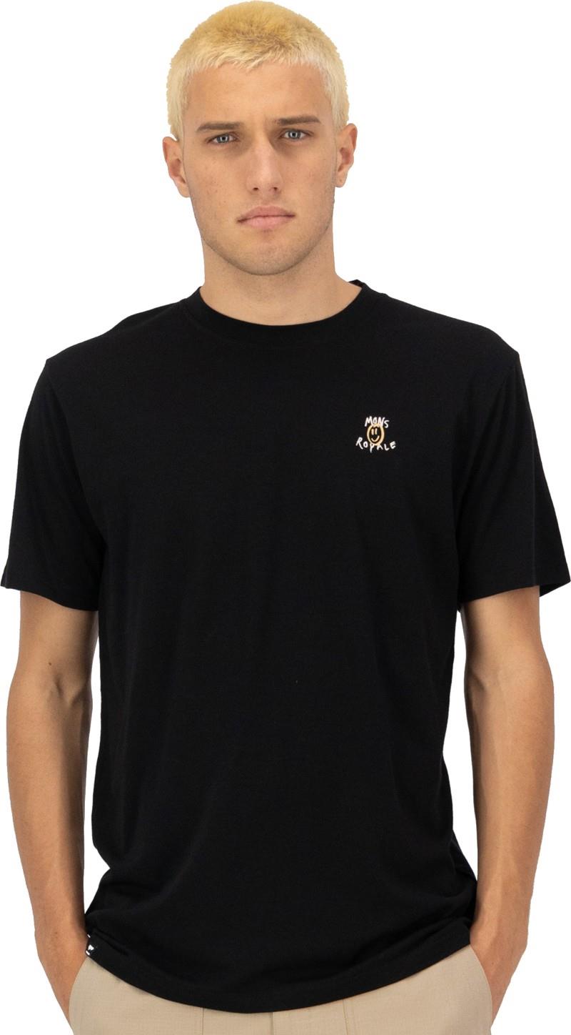 Icon Merino Classic SS T-Shirt - Smile - Mens - black 1