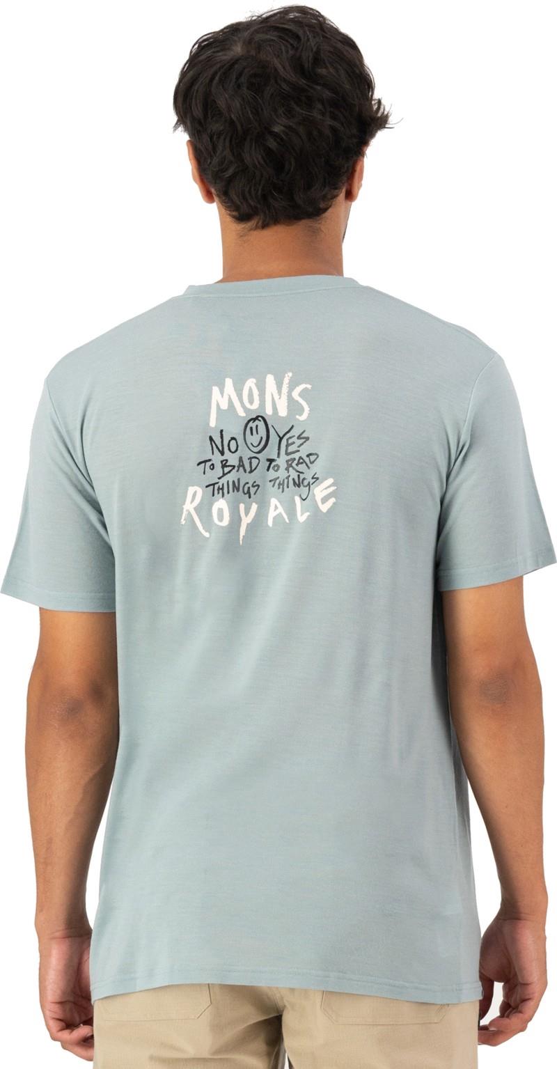 Icon Merino Classic SS T-Shirt - Smile - Mens - dew 1