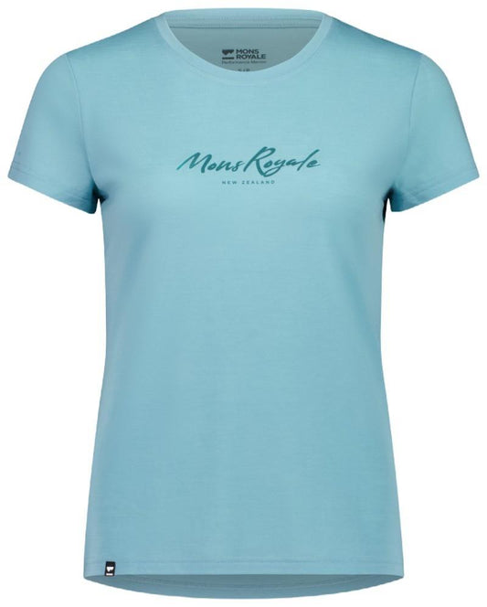 Icon Merino Classic T-Shirt - Womens - light teal 1