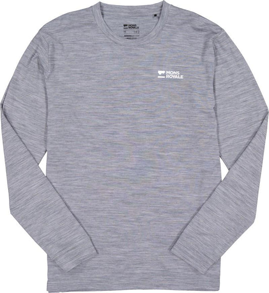 Icon Merino LS - MONS - Mens - grey heather 1