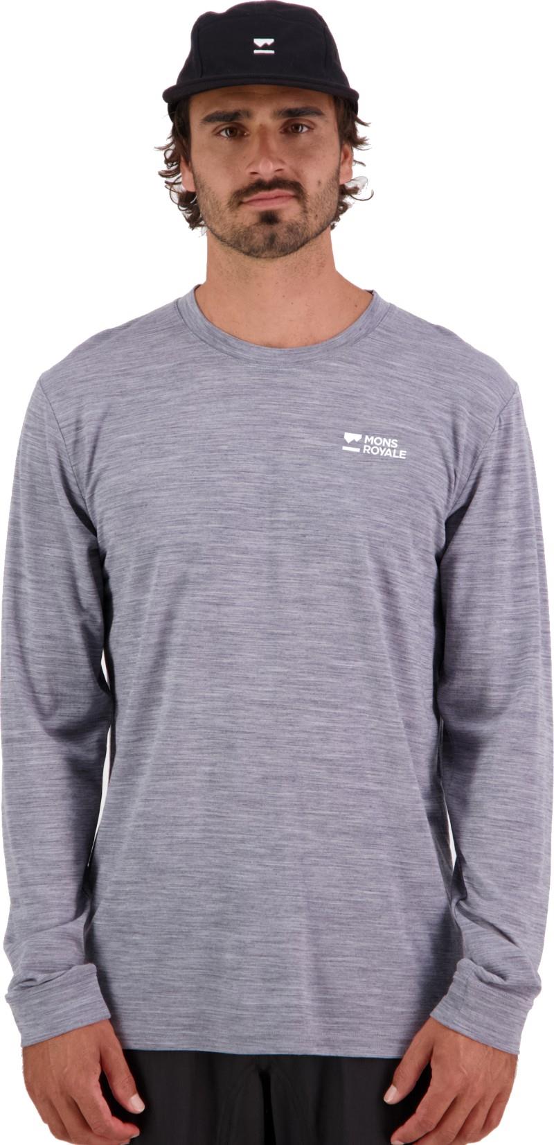 Icon Merino LS - MONS - Mens - grey heather 1