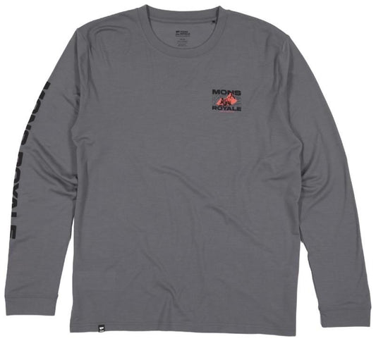 Icon Merino LS - Mens - steel grey 1