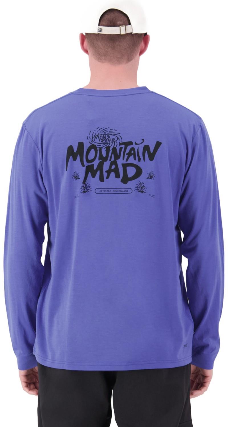 Icon Merino LS - Mountain Mad - Mens - blue dusk 1