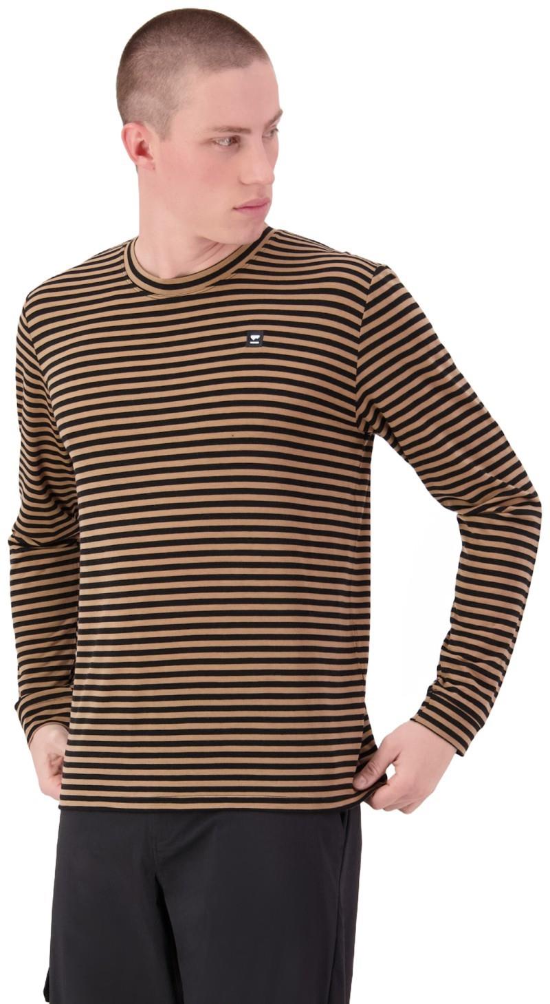 Icon Merino LS - Stripe - Mens - mr stripe toffee 1