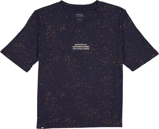 Icon Merino SS T-Shirt - Cosmic - Womens - cosmic 1
