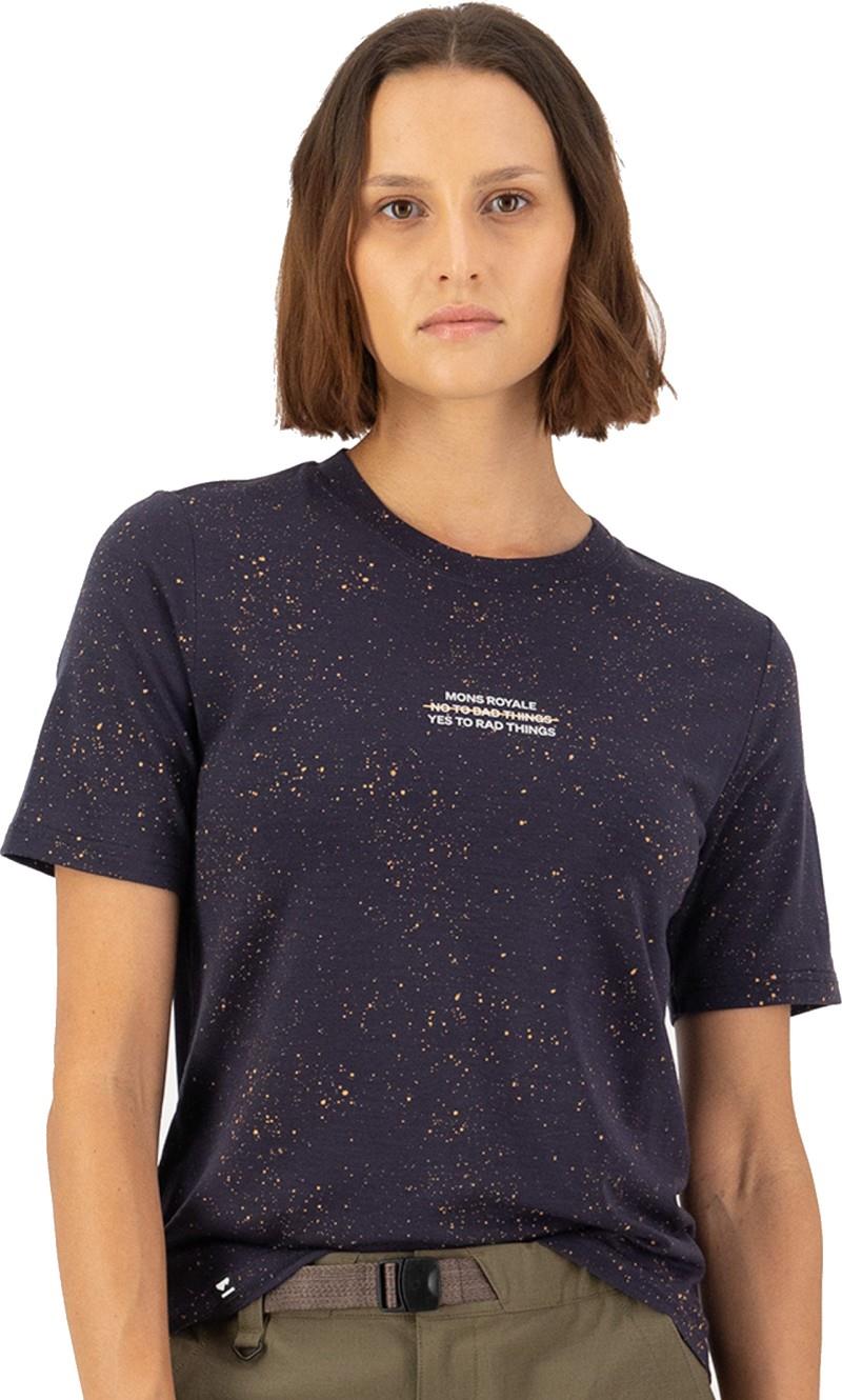 Icon Merino SS T-Shirt - Cosmic - Womens - cosmic 1