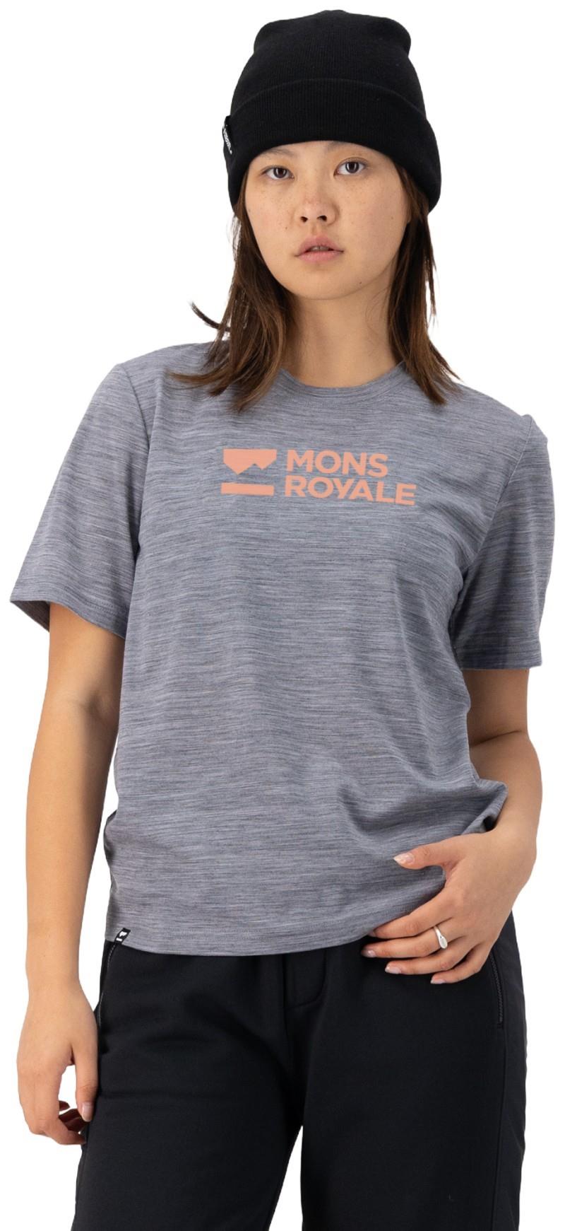 Icon Merino SS T-Shirt - MONS - Womens - grey heather 1