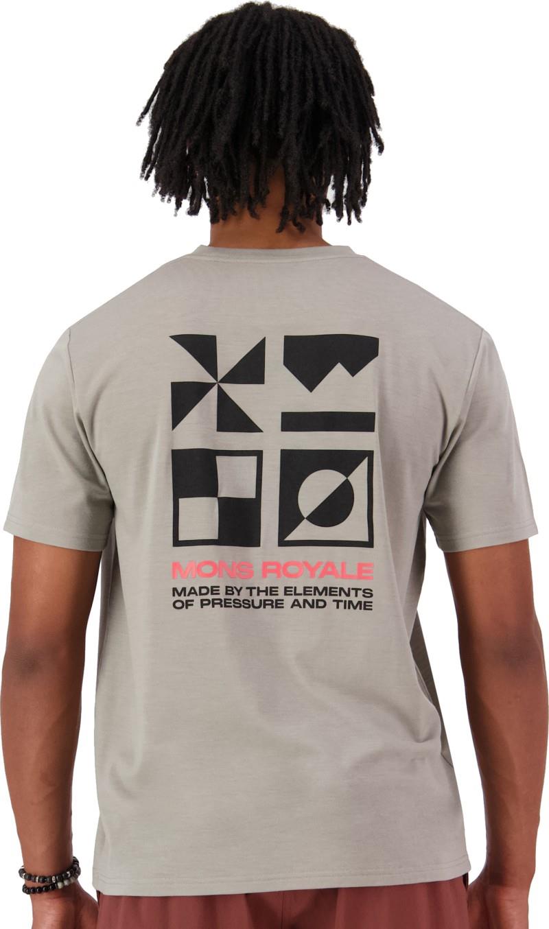 Icon Merino T-Shirt - AOP - Mens - dried sage 1
