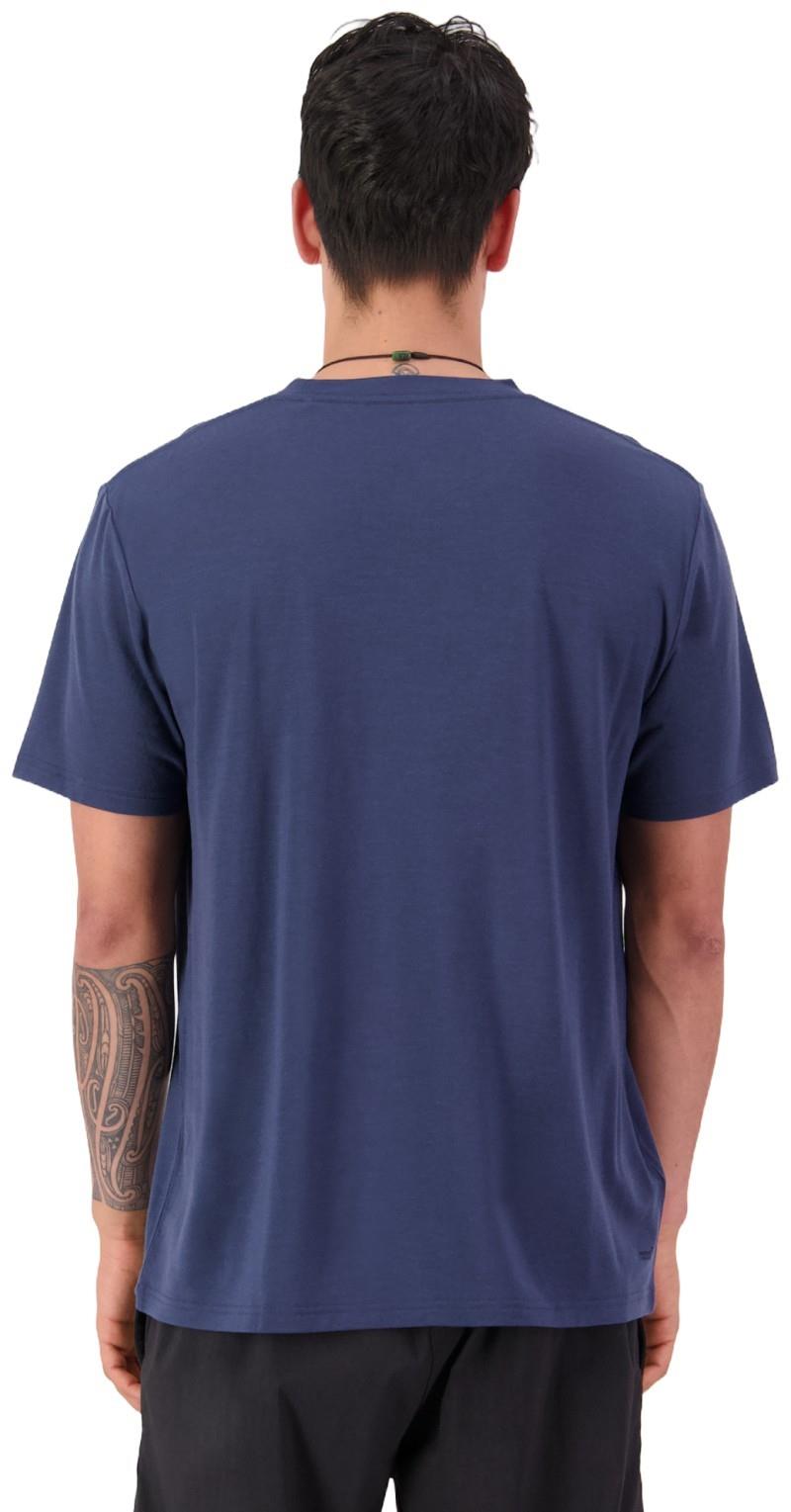 Icon Merino T-Shirt - Brand Lock Up - Mens - midnight 1