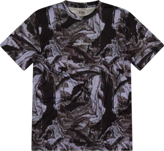 Icon Merino T-Shirt - MR Type - Mens - rock camo 1