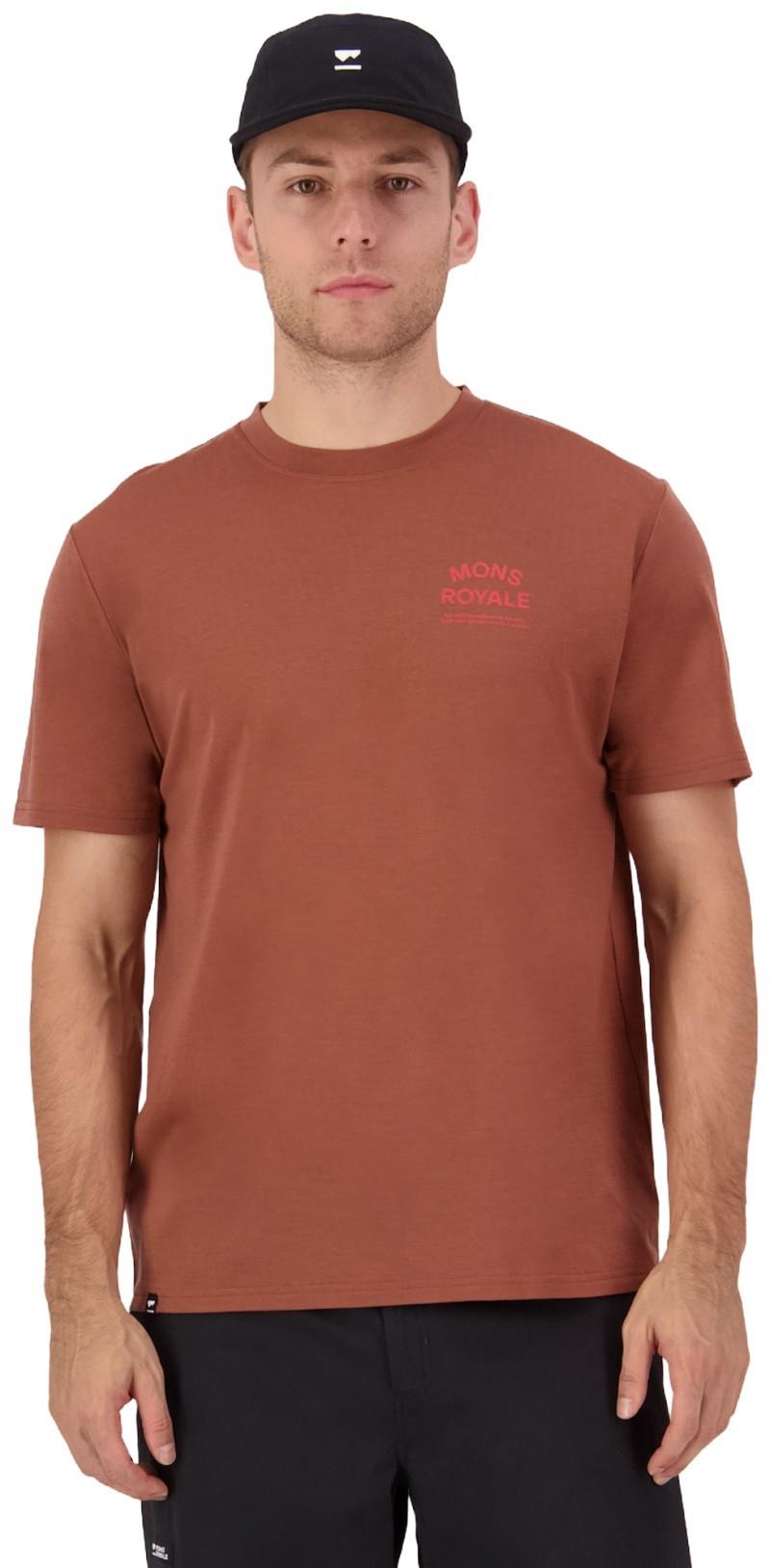 Icon Merino T-Shirt - Mens - cinnamon 1
