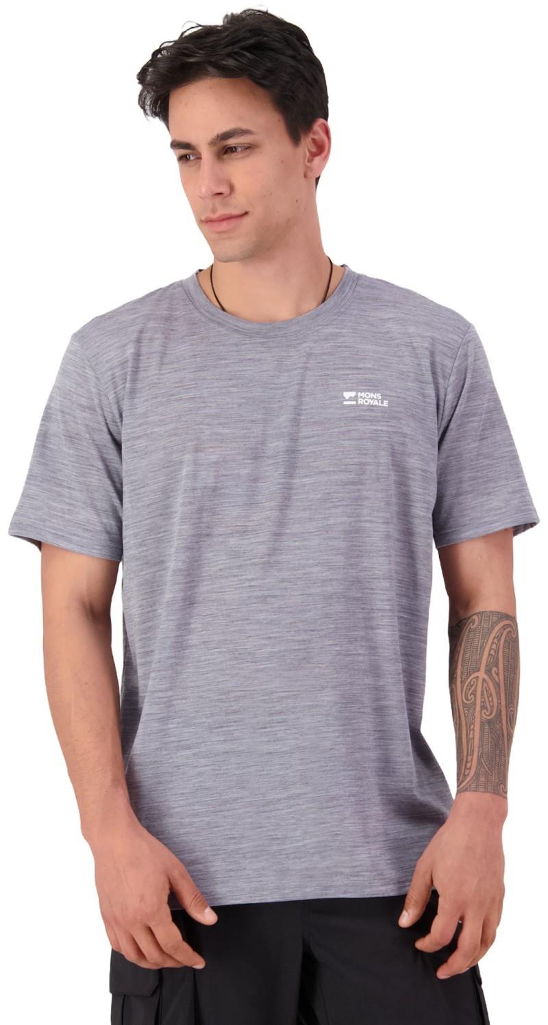Icon Merino T-Shirt - Mens - grey heather 1