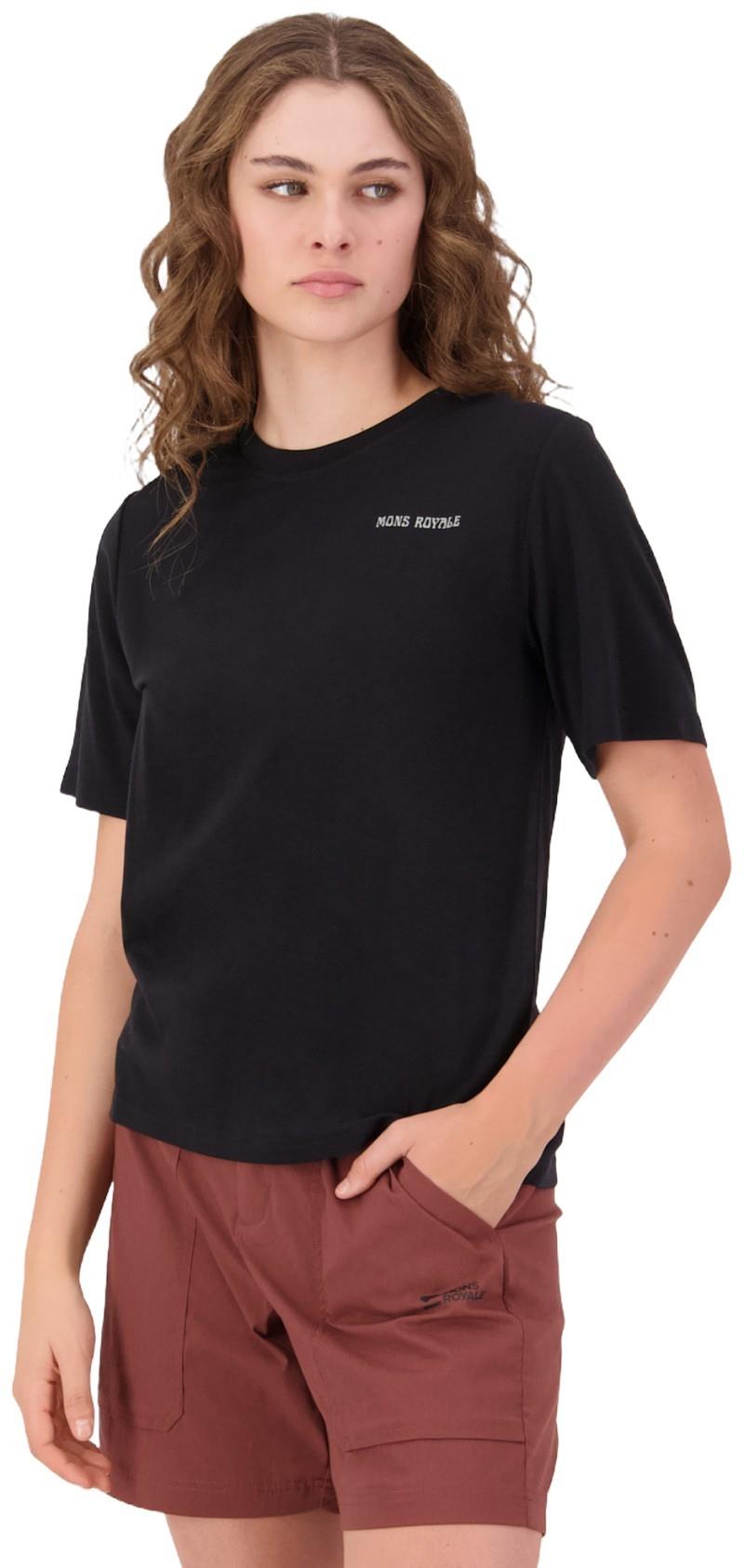 Icon Merino T-Shirt - Merino Goods - Womens - black 1
