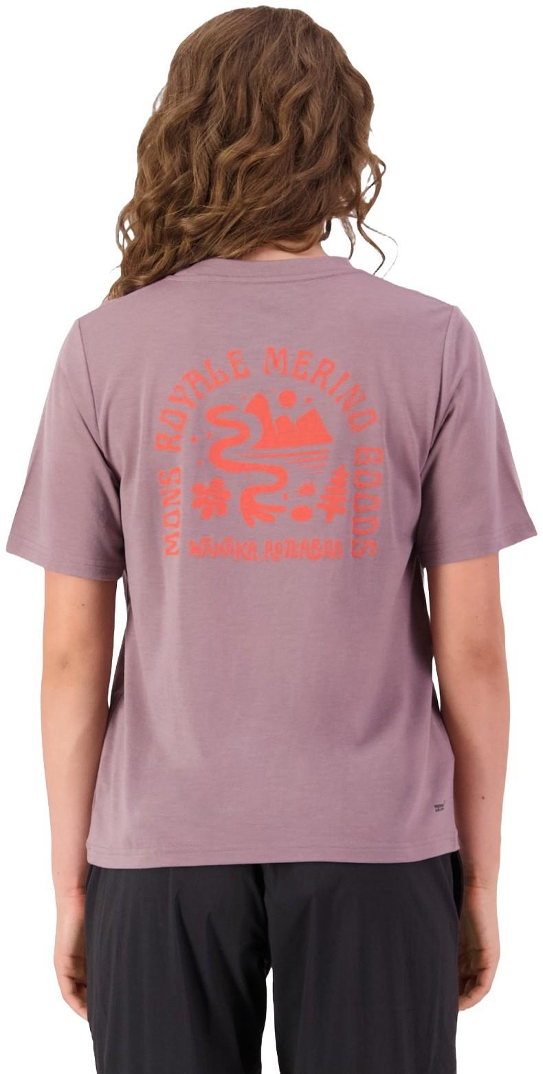 Icon Merino T-Shirt - Merino Goods - Womens - dusty mauve 1