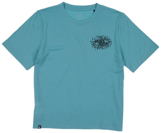 Icon Merino T-Shirt - Mountain Mad - Womens - light teal 1