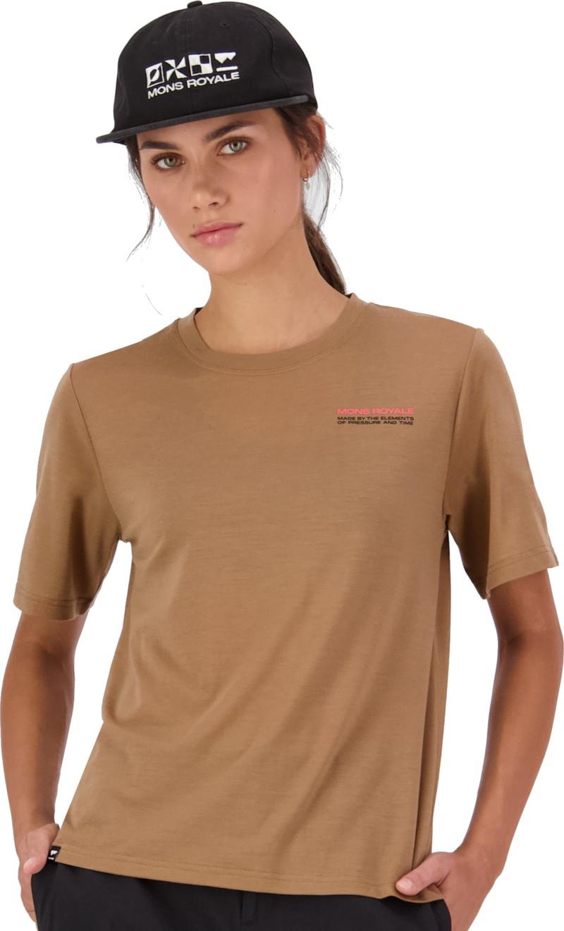 Icon Merino T-Shirt - Womens - toffee 1