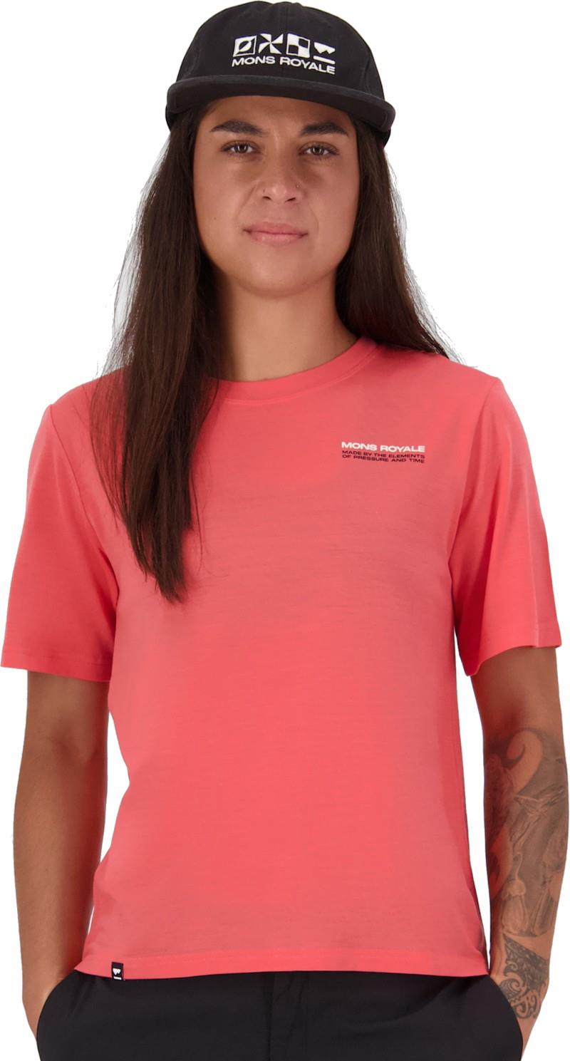 Icon Merino T-Shirt - Womens - watermelon 1
