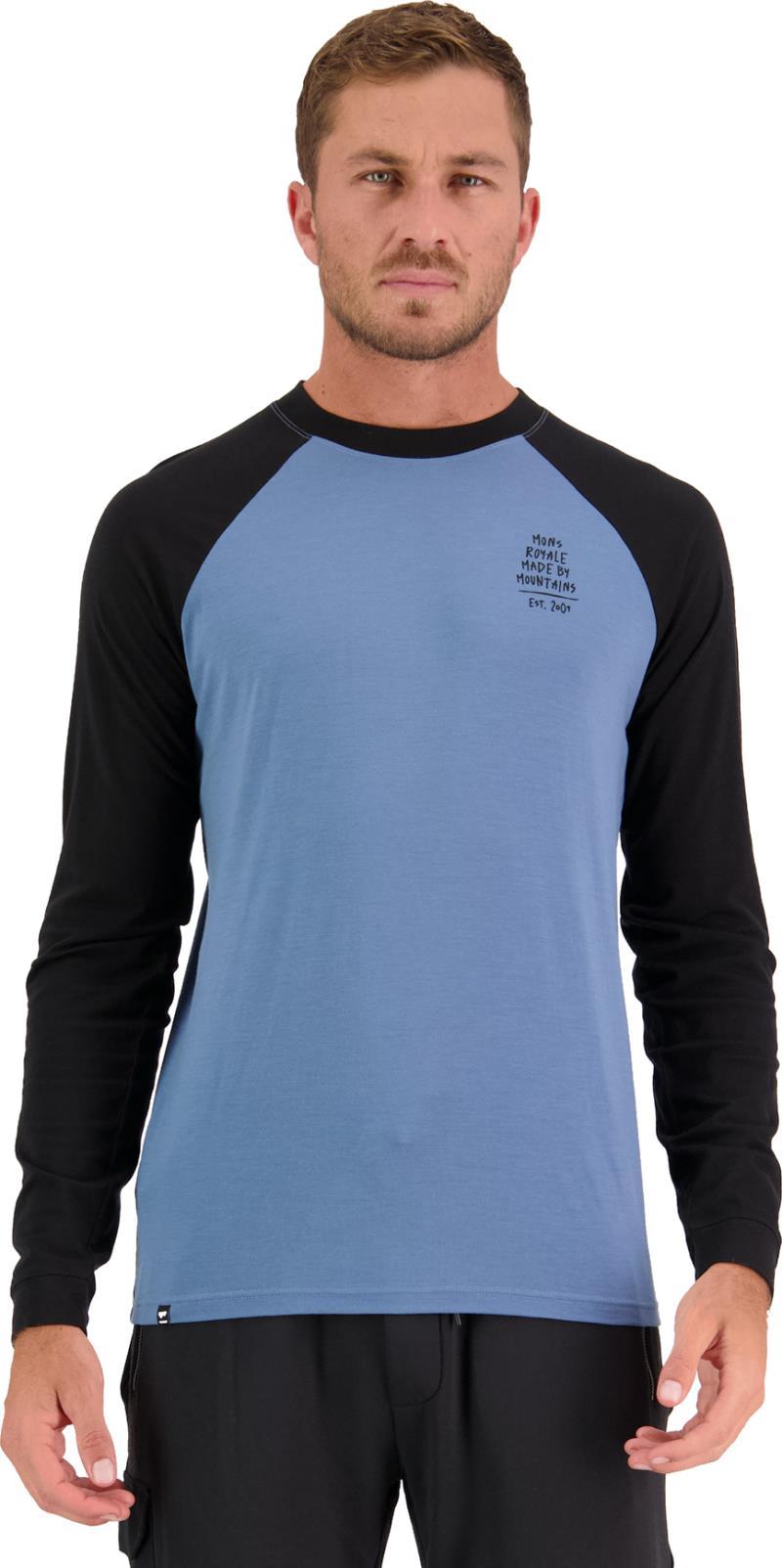Icon Raglan - MBM Graffiti - Mens - Blue Slate / Black 2