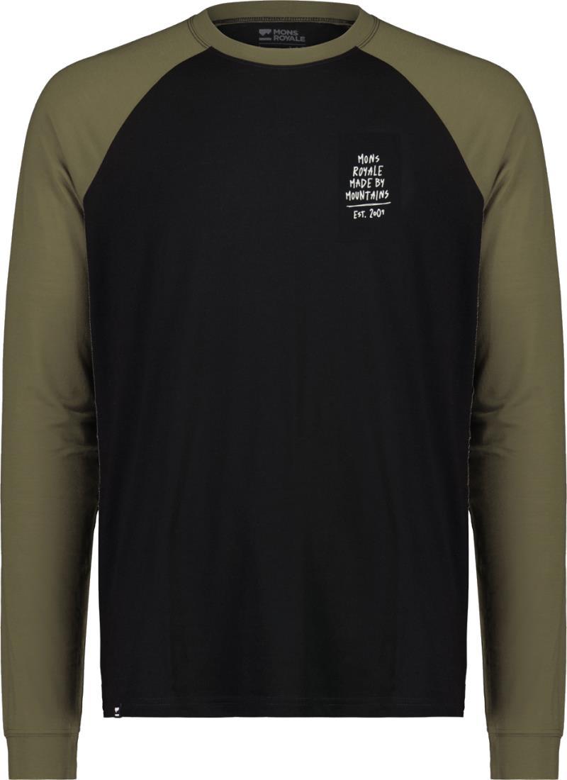 Icon Raglan - MBM Graffiti - Mens - Dark Olive / Black 1