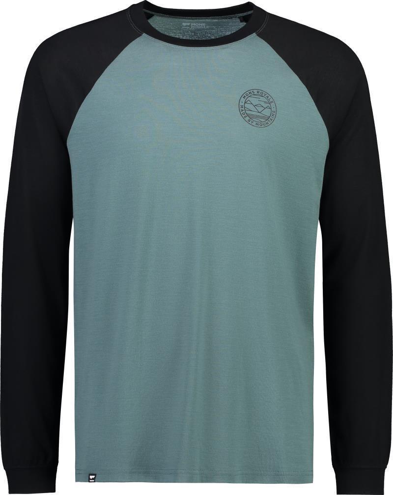 Icon Raglan - Mens - burnt sage / black 1