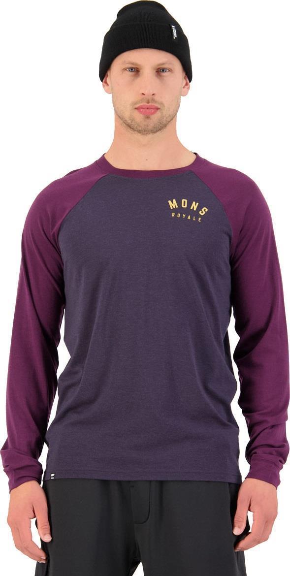 Icon Raglan - Mens - wine / 9 iron 1
