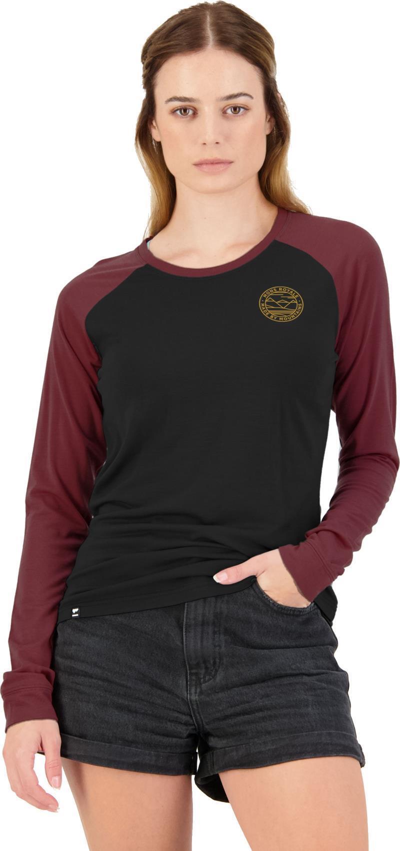Icon Raglan - Womens - dark chocolate / black 1